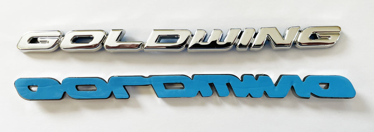 Universal Chrome Goldwing Emblem set of 2