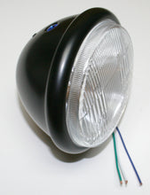 Load image into Gallery viewer, Custom Bates Style 5 3/4&quot; Black Bottom Mount Headlight