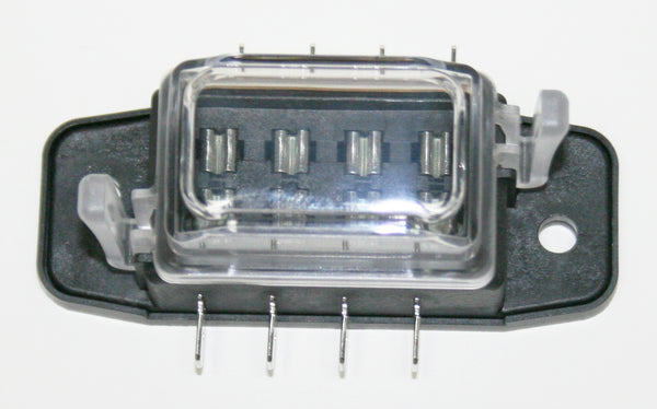 Universal Deluxe 4-Way Fuse Block for Mini or Standard Plug in Fuses