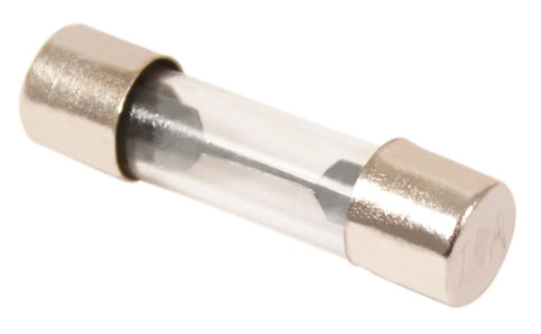 Universal 25mm Glass Fuses 15 Amp. pack of 5