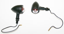 Lataa kuva Galleria-katseluun, Custom Mini Black Bullet Turn Signal Lamp Set