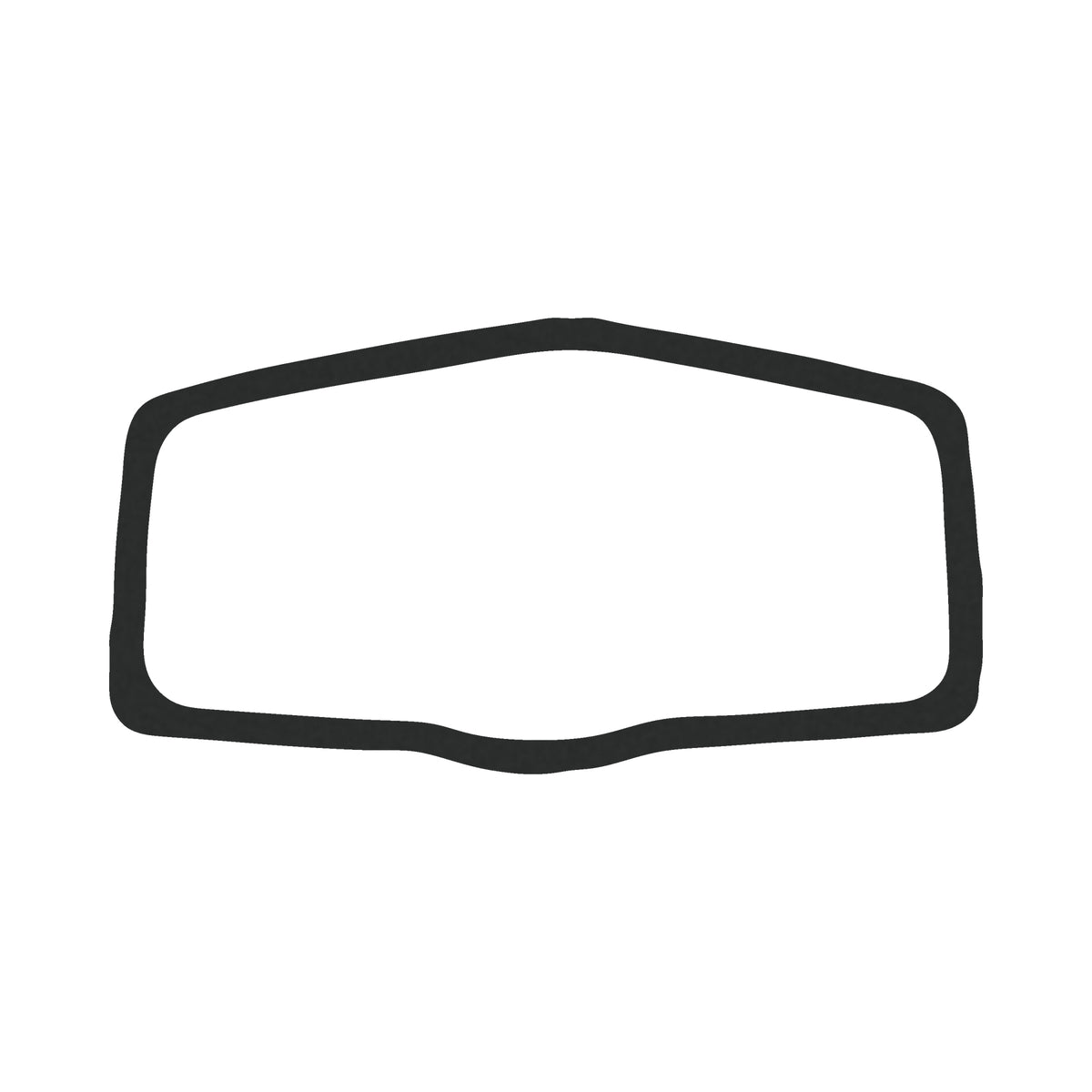 Honda CB750 CB550 CB500 CB400 Tail Unit Cover Gasket - Replaces Honda OEM 33709-341-671 — 03-top (11-2163)
