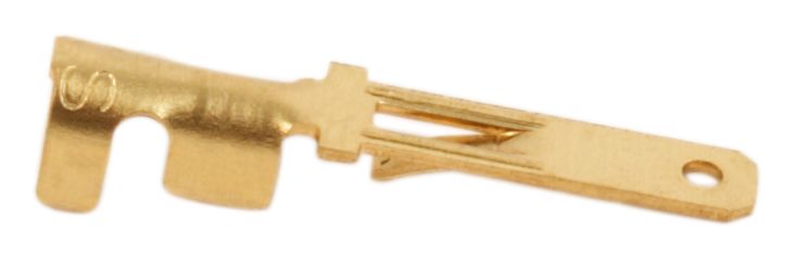Universal 2.8mm x 21mm Long Small Flat Male Metric Terminals pack of 10
