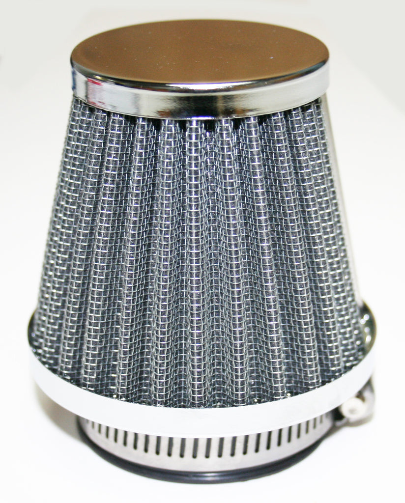 Chrome Cap Air Filter (15-0031)