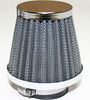 Chrome Cap Air Filter (37mm) (15-0043)