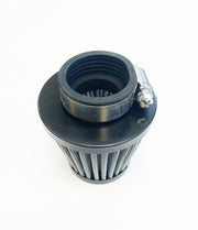 Honda CB750K CB550F CB550K CB500K CB400F CB350F 39mm Round Pod Air Filter with Black End Cap