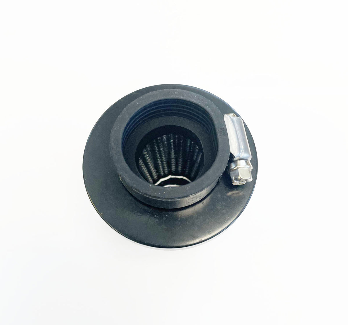 Honda CB750K CB550F CB550K CB500K CB400F CB350F 39mm Round Pod Air Filter with Black End Cap