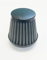 Honda CB750K CB550F CB550K CB500K CB400F CB350F 39mm Round Pod Air Filter with Black End Cap