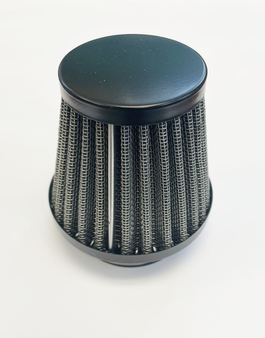 Honda CB750K CB750F CB650 42mm Round Pod Air Filter with Black End Cap