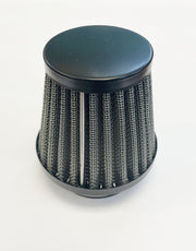 Honda CB750K CB750F CB650 42mm Round Pod Air Filter with Black End Cap