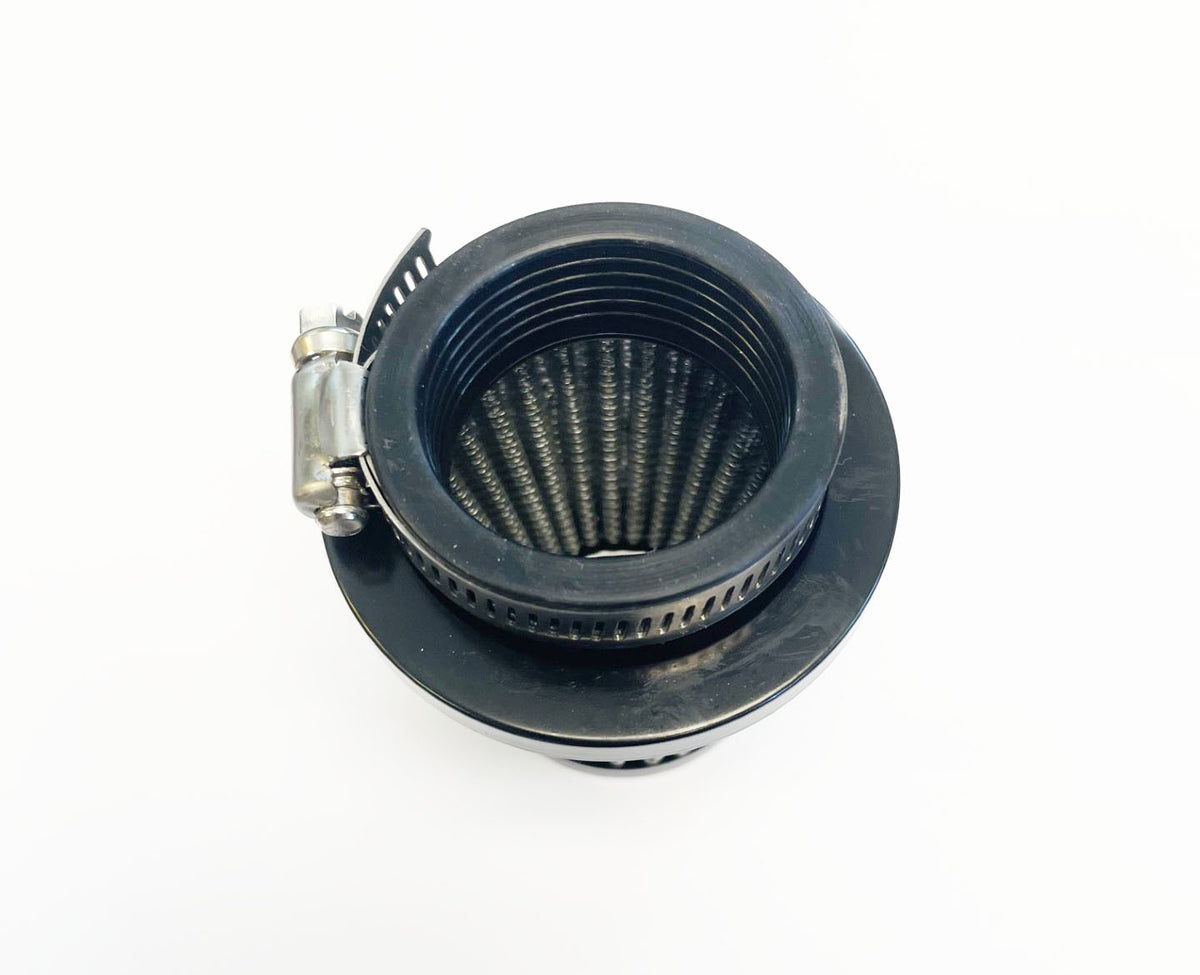 Honda CB750K CB750F CB650 42mm Round Pod Air Filter with Black End Cap