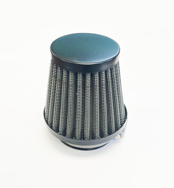 Honda CB750K CB750F CB650 42mm Round Pod Air Filter with Black End Cap