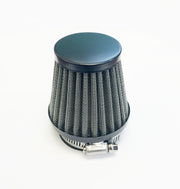 Honda 54mm Round Pod Air Filter with Black End Cap