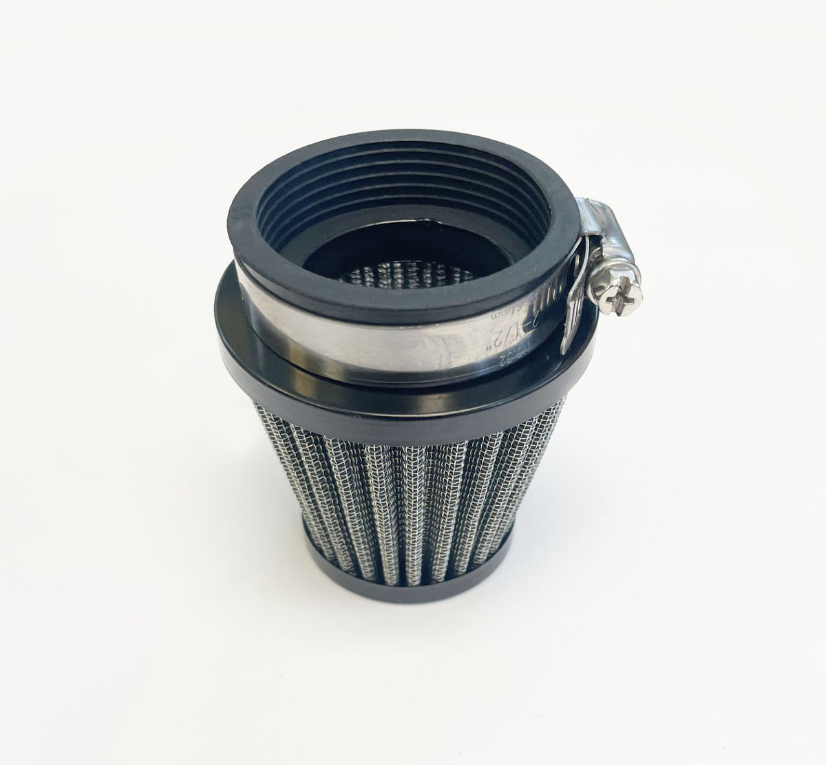 Honda 54mm Round Pod Air Filter with Black End Cap