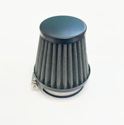 Honda 54mm Round Pod Air Filter with Black End Cap