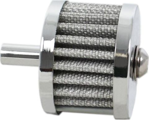 Universal Chrome Breather Filter