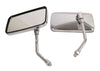 1982-84 Honda VF750C Chrome Replacement Mirror Set - Replaces Honda OEM 88110-MNO-003