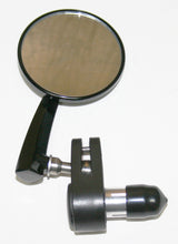 Load image into Gallery viewer, Bar End 3&quot; Mirror ~ Black ~ Left Side