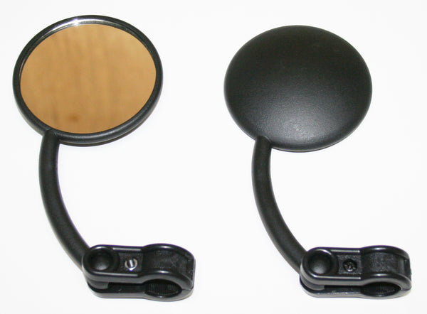 Universal Enduro Type Clamp On Mirror Set