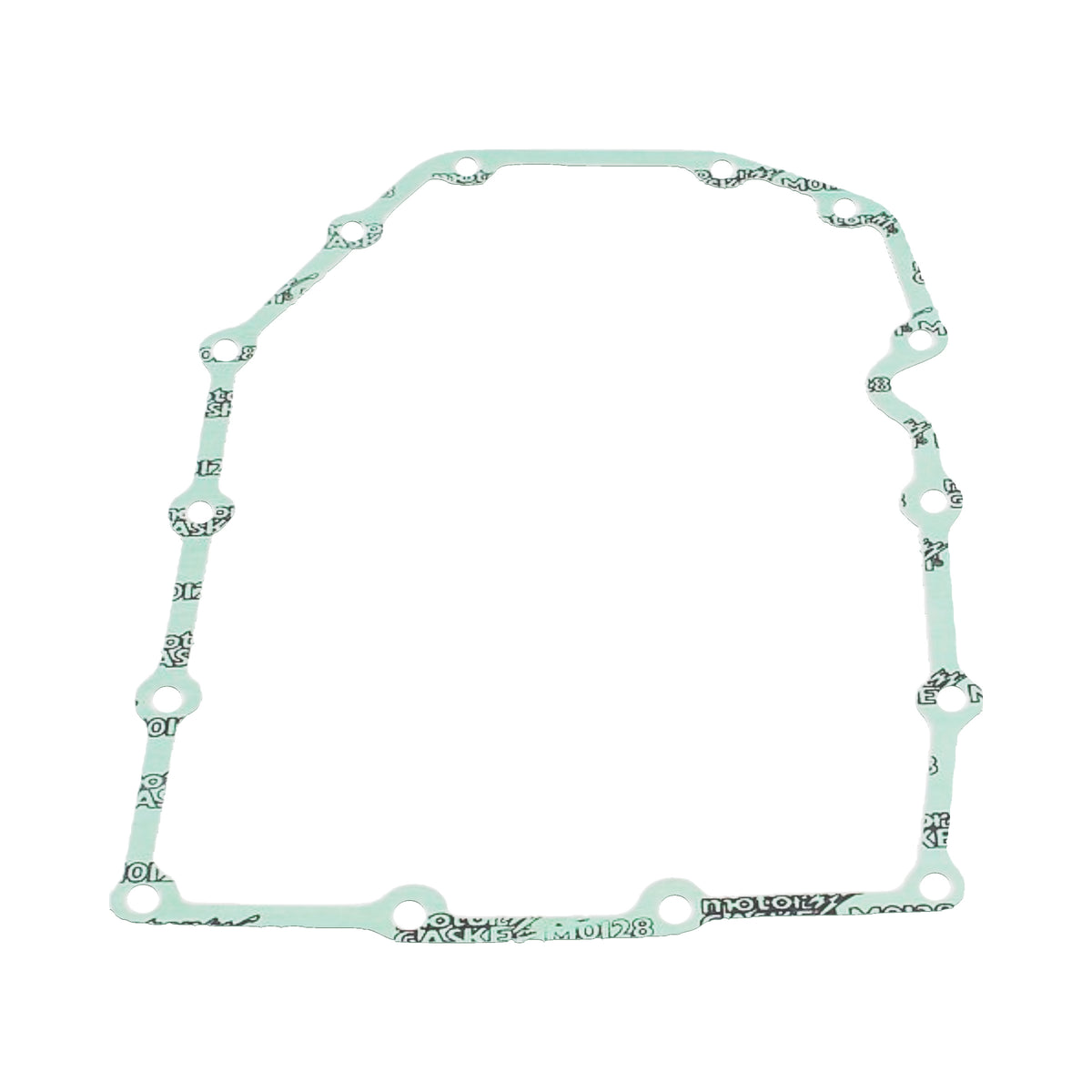 Oil pan gasket — Front three-quarter