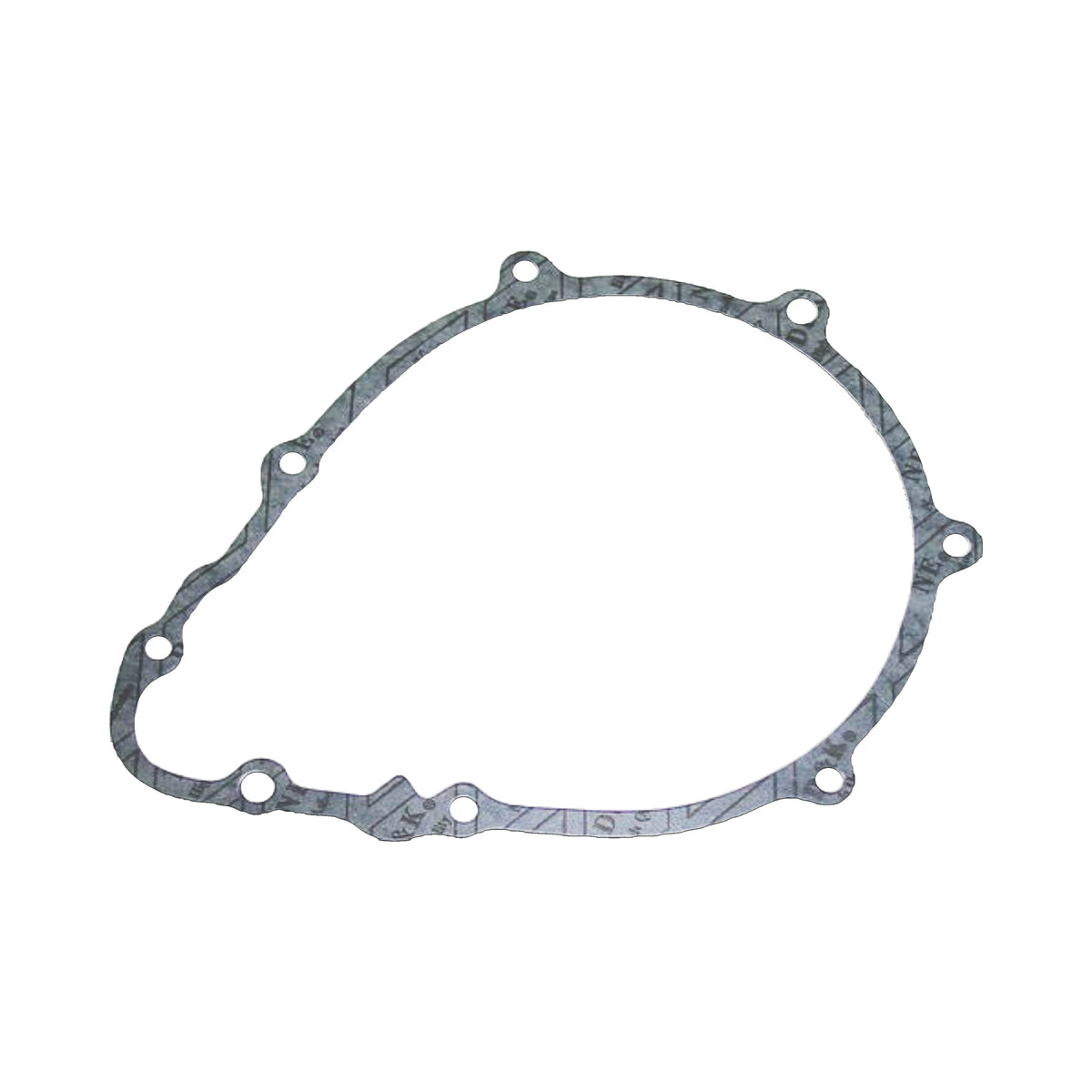 Left crankcase cover gasket — Front three-quarter