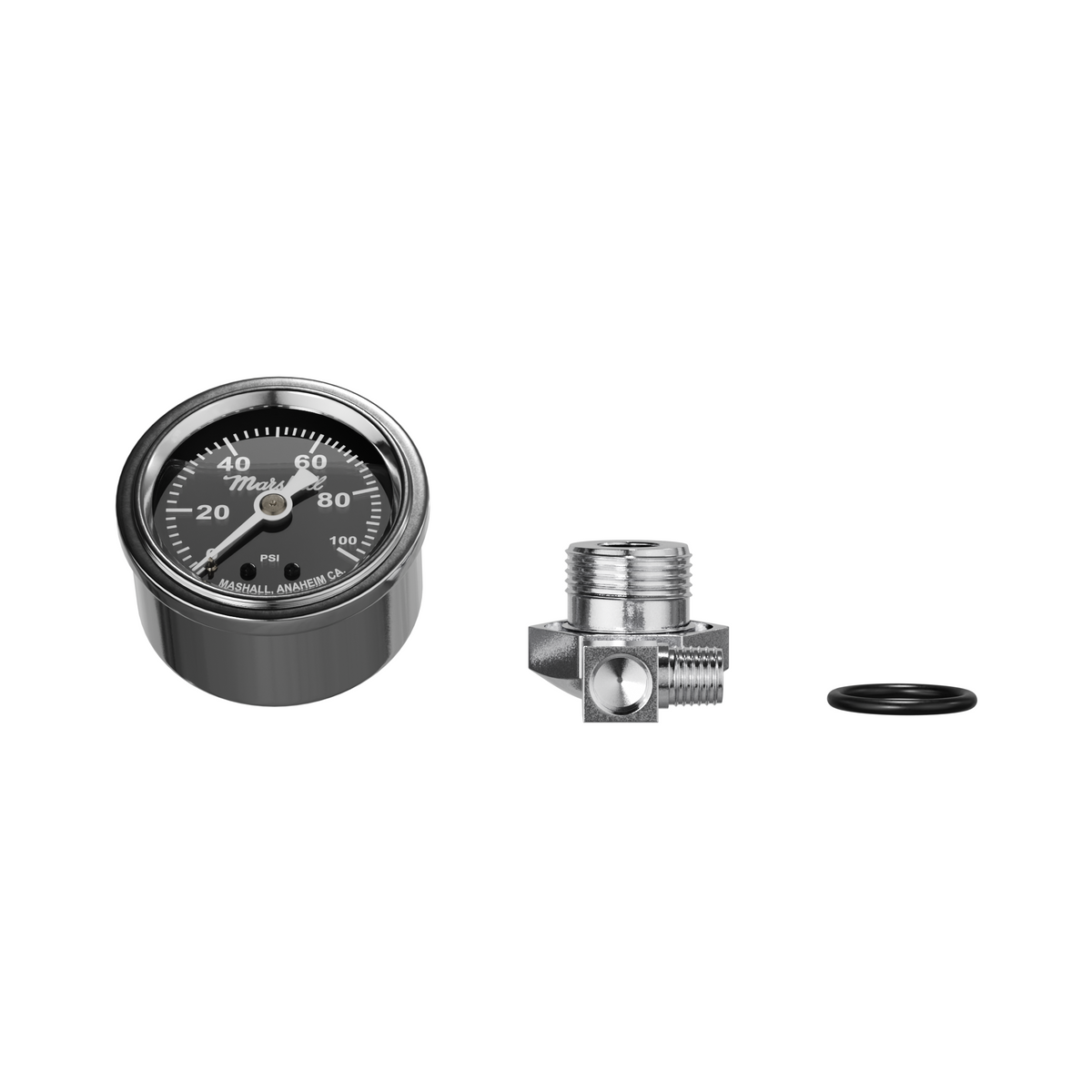 Honda CB750F CB750K Oil Pressure Gauge Assembly Black Face Plate