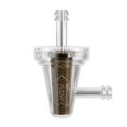 Universal 90 Degree Bronze Inline Fuel Filter 1/4"