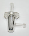 Universal 90 Degree Vinyl Inline Fuel Filter - 1/4"