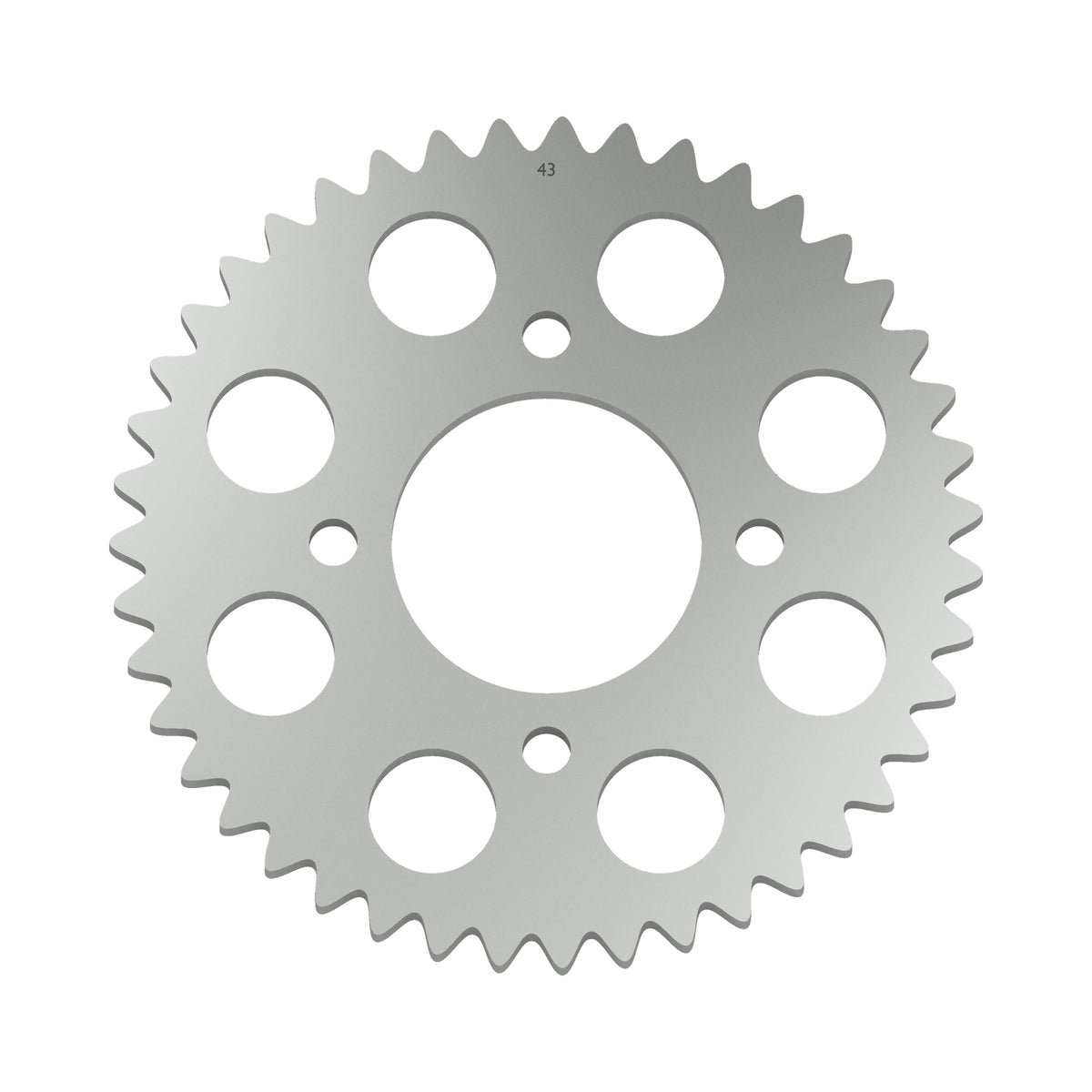 Honda CB750C steel rear sprocket 43 tooth x 530 type 41200-425-641 – rendered product view