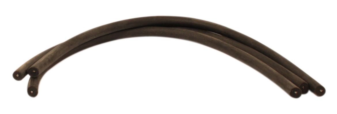Universal Black Cylinder Wire Set 3pcs x 12" Long