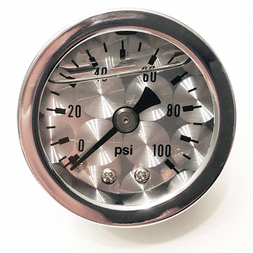 Oil Pressure Gauge Assembly ~ Metal Machined Face Plate