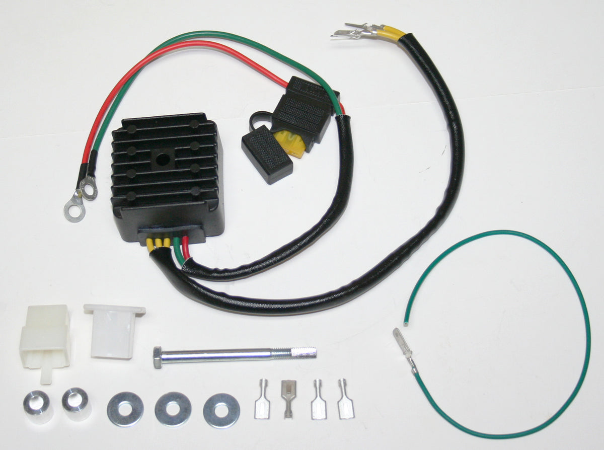 Honda CB500 CB350 CB450 CB360 Hot Shot Rectifier/Regulator Lithium Ion Battery Compatible