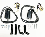 Honda CB550 CB500 CB400 CB350 Ignition Coil Set with Plug Caps