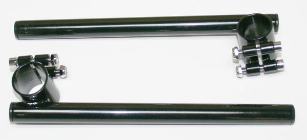 Universal Clip On Handlebar Set Black 35mm