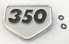Honda CB350K CL350K Side Cover Emblem - Replaces Honda OEM 87128-287-010