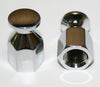 Universal Chrome Bungee Nut Set/2-10mm x 1.25mm