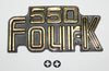 1977-78 Honda CB550K Side Cover Emblem CB550K 1977-78 - Replaces Honda OEM 87124-404-670