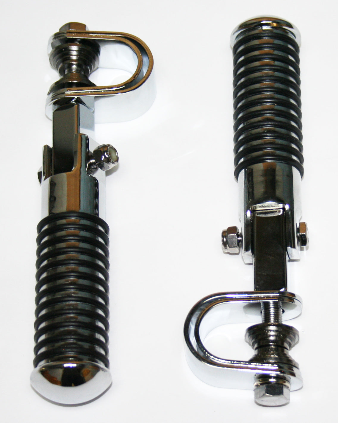 Universal Custom Sundance Chrome Crash Bar Highway Footpeg Set
