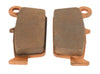 Honda CR125 CR500 CR250 CR80 Rear Sintered Friction Pads - Replaces Honda OEM 43105-KS6-702A