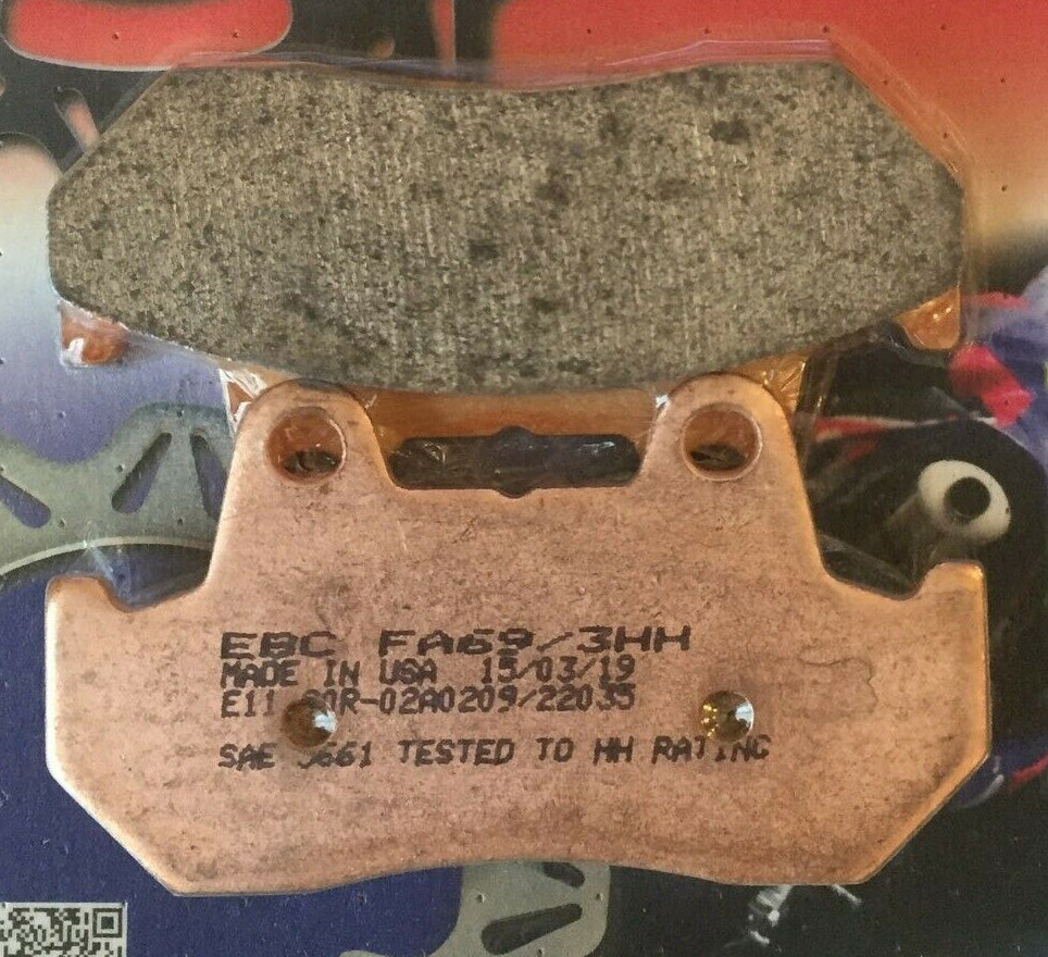 Honda GL1200 Sintered Metal Style Front Friction Pads set of 2 43105-MB4-007