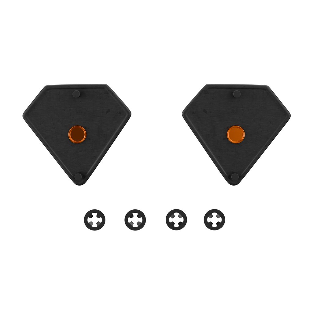 Side Cover Emblem Set 1971-76K ~ Orange (65-6509)