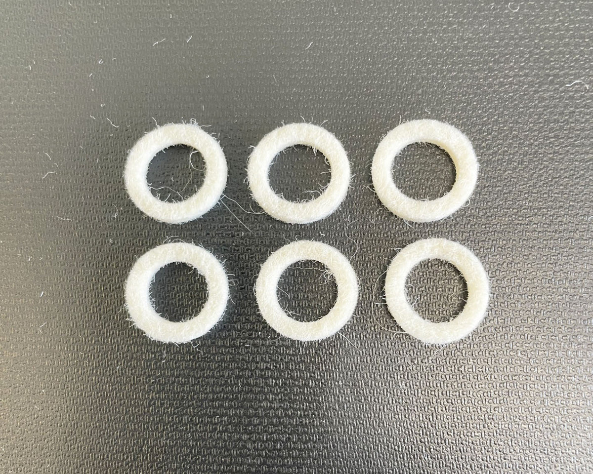 Honda CB750 CB550 CB400 CB350 Keihin PD Carburetor Felt Throttle Shaft Seal set of 6