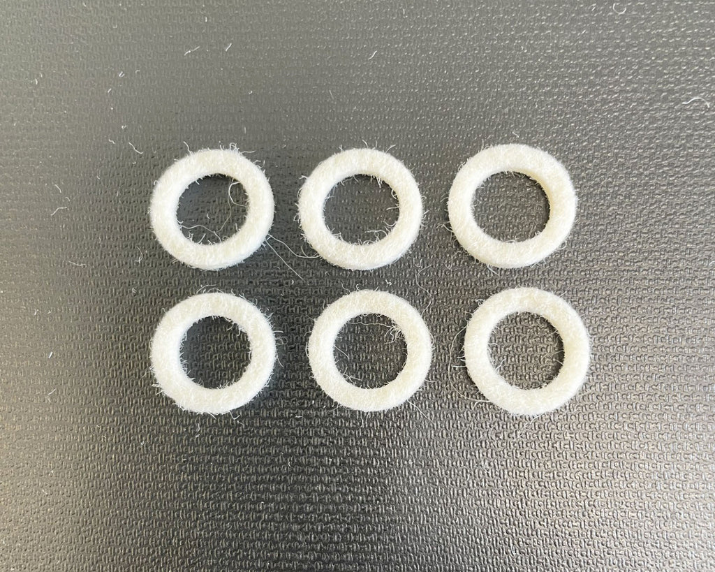 Keihin PD Carburetor Felt Throttle Shaft Seal Set/6 ~ (33-0045)