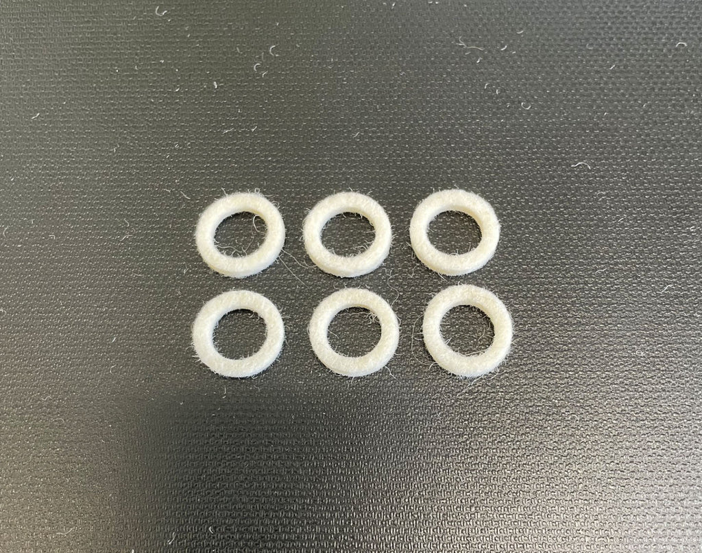Keihin PD Carburetor Felt Throttle Shaft Seal Set/6 ~ (33-0045)