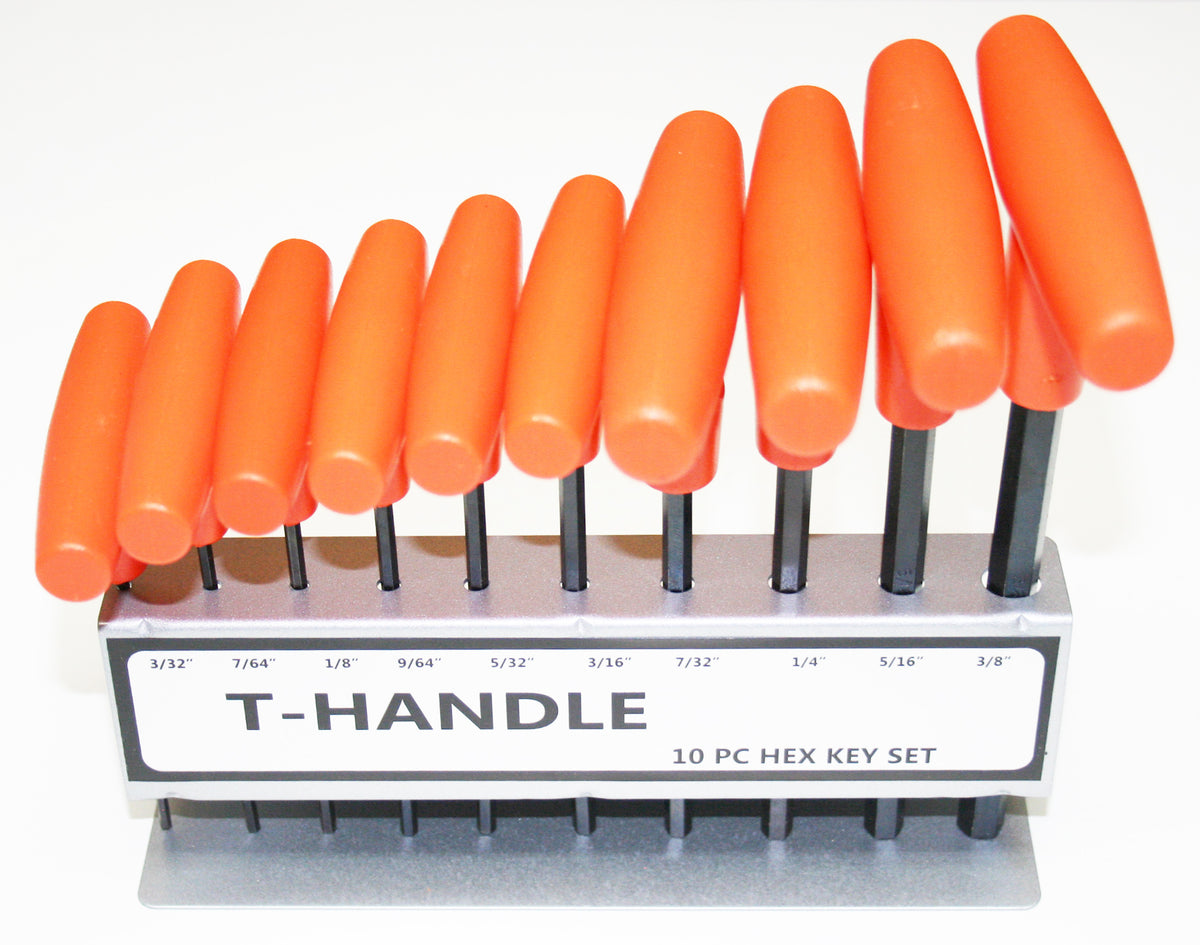 Universal T Handle Hex Key Set (SAE Type)
