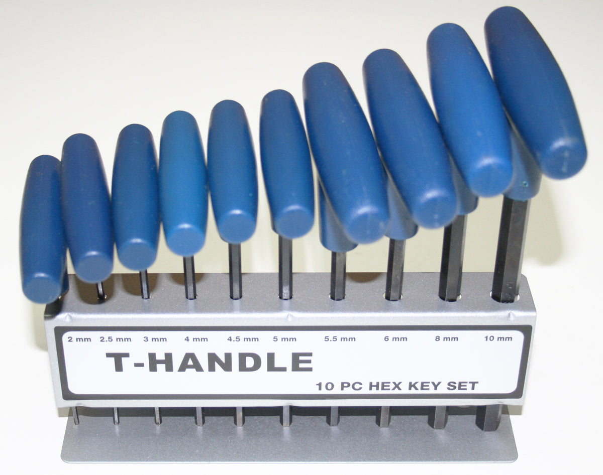 Universal T Handle Hex Key Set (Metric Type)