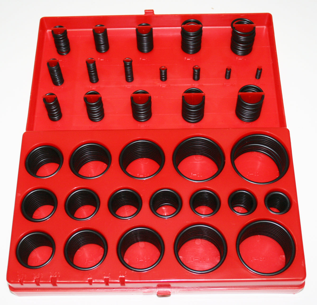 Universal 419pc O-Rings Kit with Plastic Case