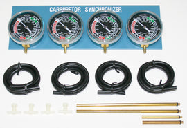 Carburetor Synchronizer Vacuum Gauge ~ 2,3,4 Cylinders (35-0085)