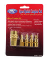 Universal Brass Air Coupler Set