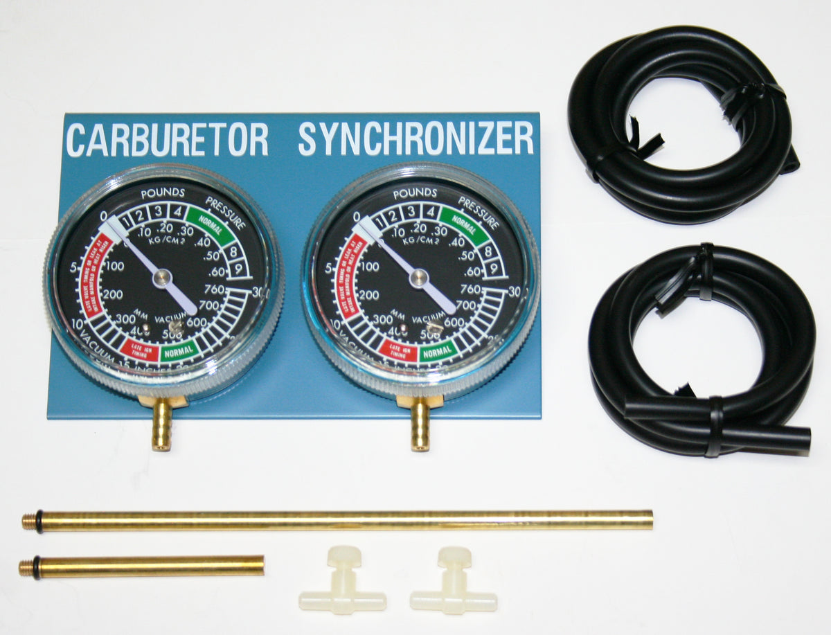 Universal Carburetor Synchronizer Vacuum Gauge 2 Carb Synchronizer